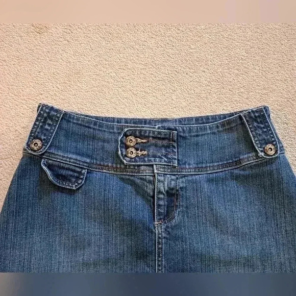 90's Vintage Denim Skirt Blue Womens Size 10 - Picture 3 of 8